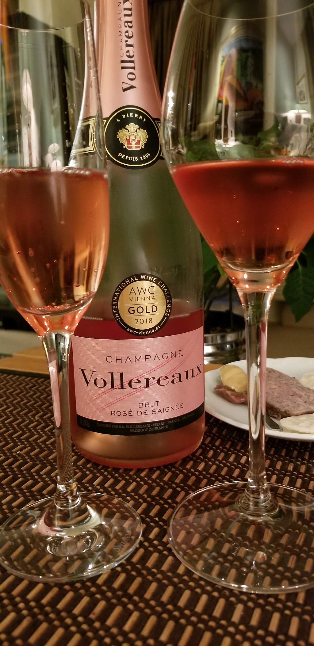 Vollereaux Rose Champagne